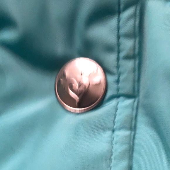 Justice Teal Jacket with Detachable Faux Fur Trimmed Sherpa Hood - Picture 7 of 10